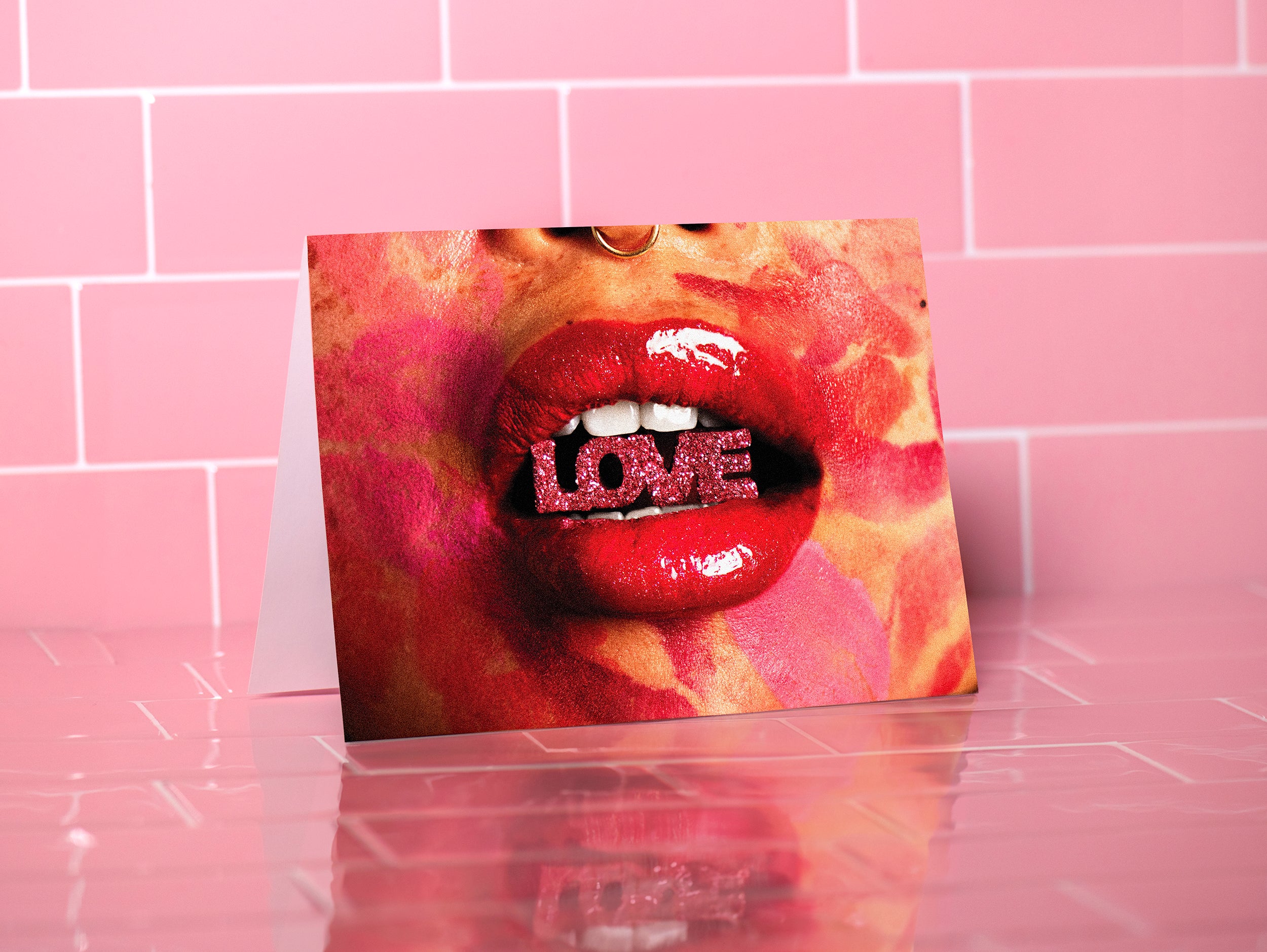 LOVE - BLANK GREETING CARD