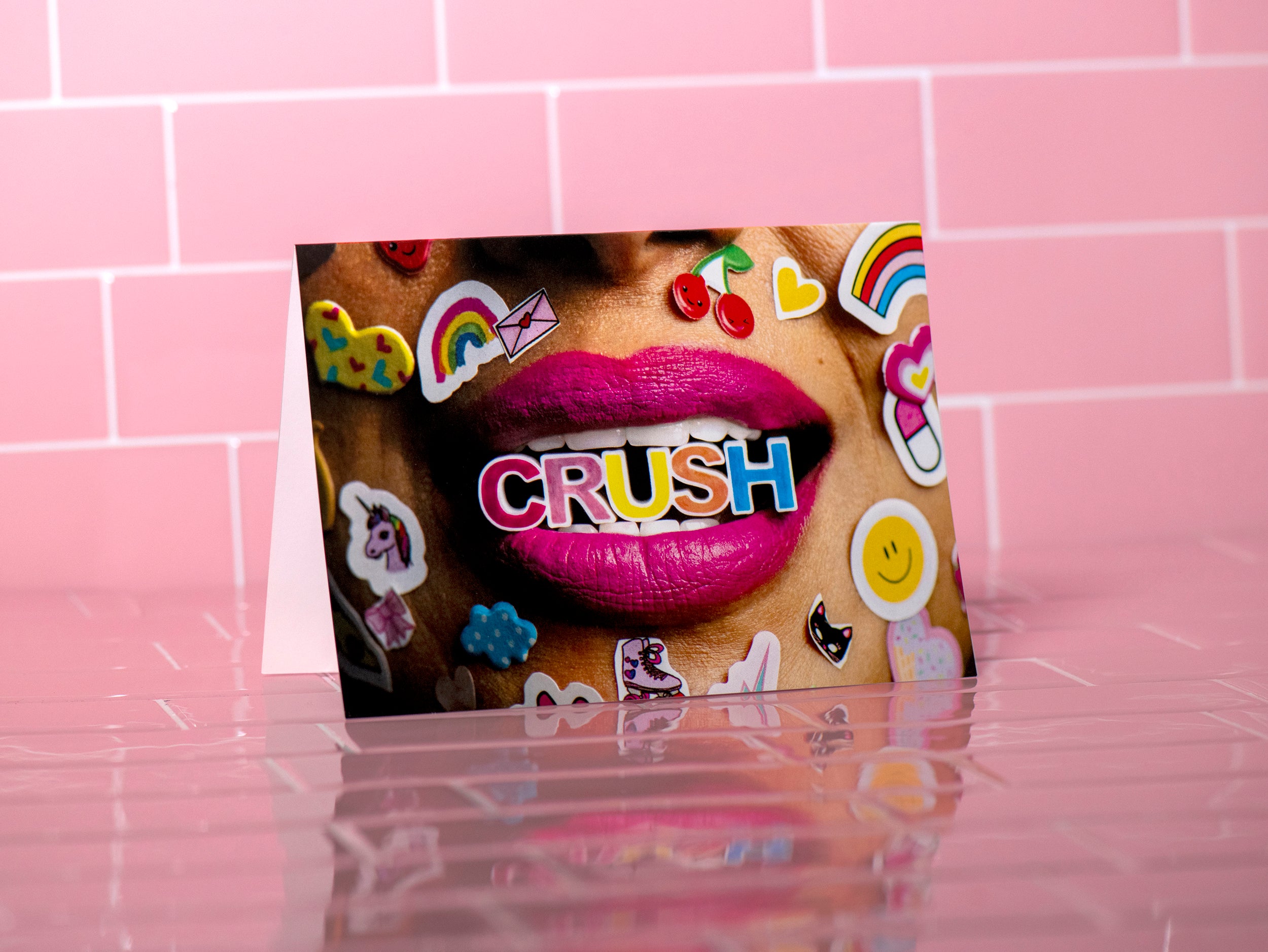 CRUSH - BLANK GREETING CARD